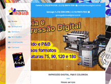 Tablet Screenshot of mauadigital.com.br